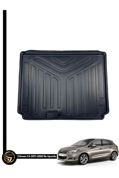 Black Gold Citroen C4 2011-2020 Kauçuk Galaxy Model Bagaj Havuzu