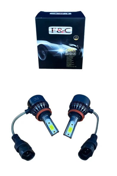 Black Gold Led Xenon Far Ampülü Şimşek Etkili H3 H7 H4 H11 H1
