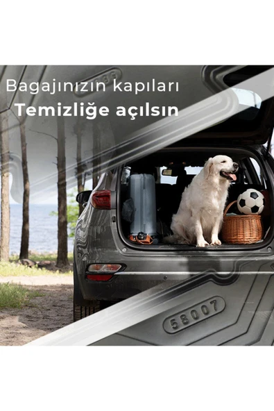 Gold Oto Aksesuar Opel Astra H Sedan Kauçuk Galaxy Model Bagaj Havuzu - 3