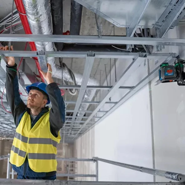 Bosch GLL 2-20 G + LB10+DK10 Çizgi Lazer Yeşil - 0601065000 - 4