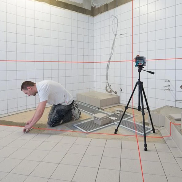 Bosch GLL 3-80 C Çizgi Lazer + BM1 Kırmızı - 0601063R02 - 5