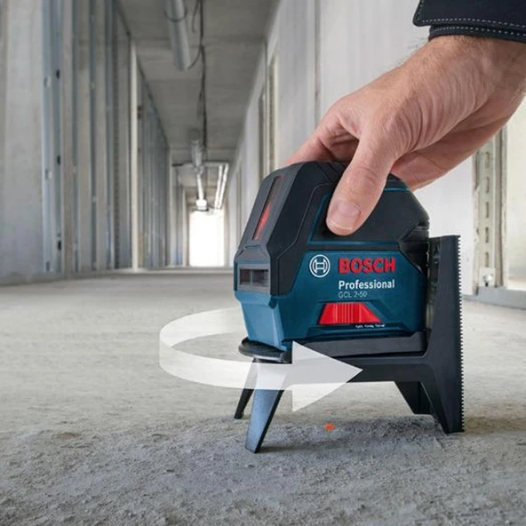 Bosch GCL 2-50 + LR6 Çapraz Hizalama Lazeri - 0601066F01 - 4