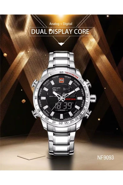 Naviforce 9093 Şık Tasarım Erkek Kol Saati