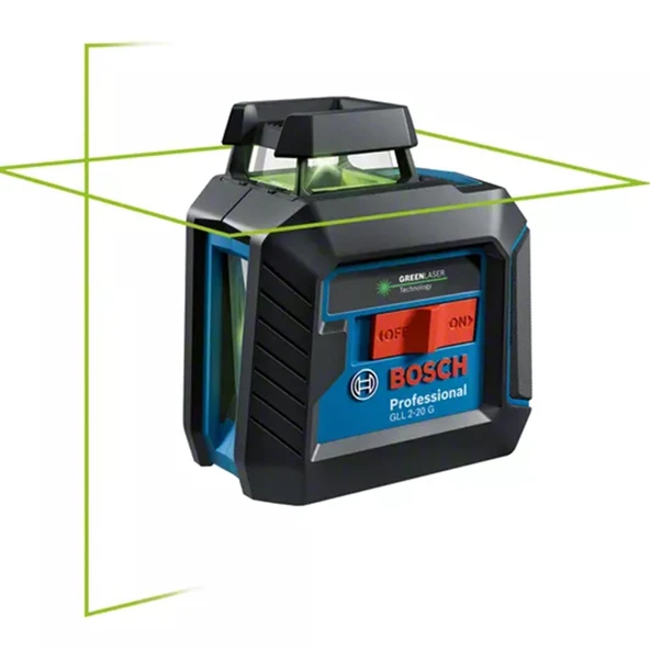Bosch GLL 2-20 G + LB10+DK10 Çizgi Lazer Yeşil - 0601065000 - 3