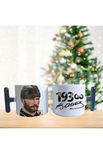Mustafa Kemal Atatürk Porselen Fincan / Kupa -mug