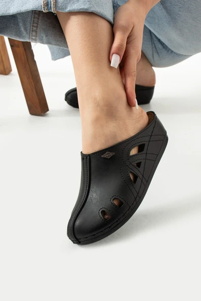 Albishoes Cherry Tam Anatomik Sabo Medikal Iş Mutfak Aşçı Doktor Hemşire Hastane Önü Kapalı Terlik - 5