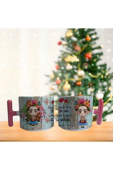 Frida Kahlo Porselen Fincan / Kupa -mug