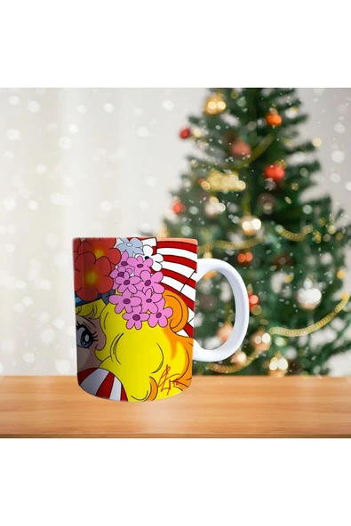 Şeker kız candy Porselen Kupa - 2