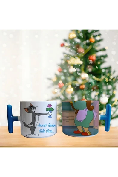 Anneler günü Tom ve Jerry Porselen Fincan / Kupa -mug