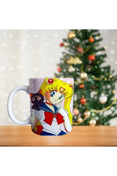 Ay savaşçısı  / sailormoon Porselen Kupa