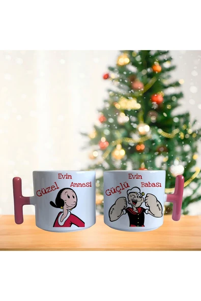 Evin Güzel Annesi safinaz ve temel reis Porselen Fincan Takımı