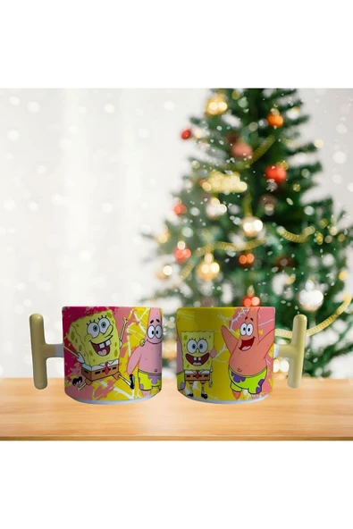 Sünger BoB Porselen Fincan / Kupa -mug