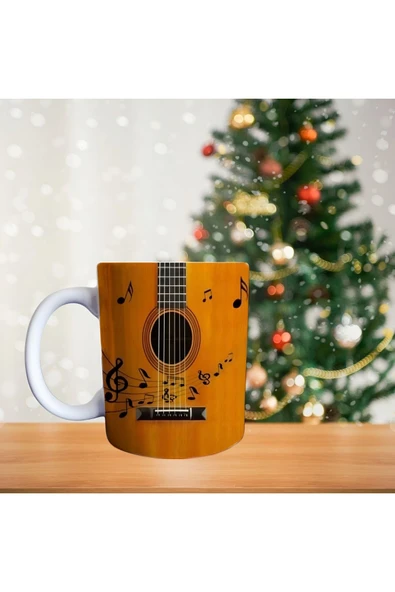 Gitar Porselen Kupa