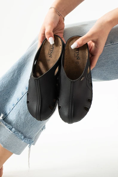 Albishoes Cherry Tam Anatomik Sabo Medikal Iş Mutfak Aşçı Doktor Hemşire Hastane Önü Kapalı Terlik - 2