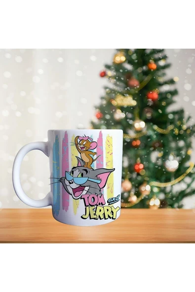 Tom ve Jerry Porselen Kupa