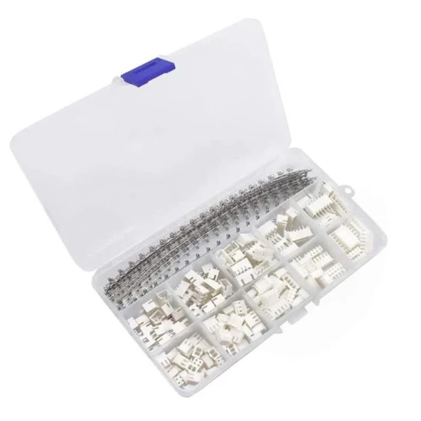 460 Adet Xh2,54 Jst Konnektör Seti 2,54mm 2-6 Pim Takım 5 Çeşit Şeffaf Çantada - 5