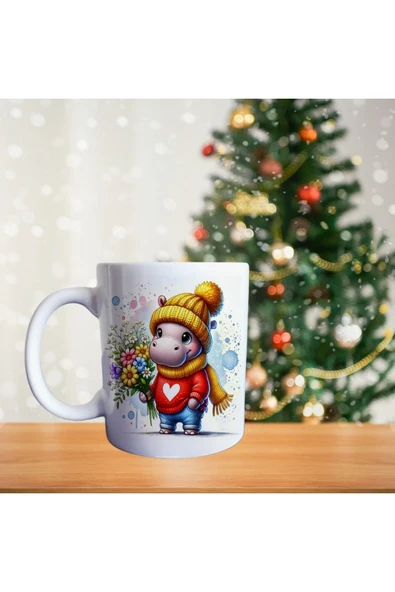Sevgililer günü porselen kupa - 1