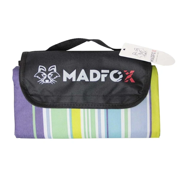 Piknik Kamp Örtüsü - Su Geçirmez - Madfox Skyloft - Blue Stripe - 546254 - 3