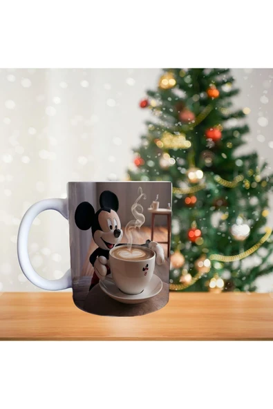 Mickey Mouse Porselen Kupa