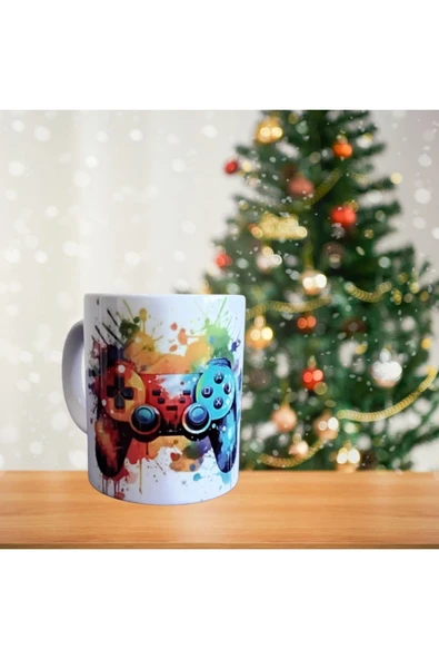 Playstation Oyun Kolu Porselen Kupa