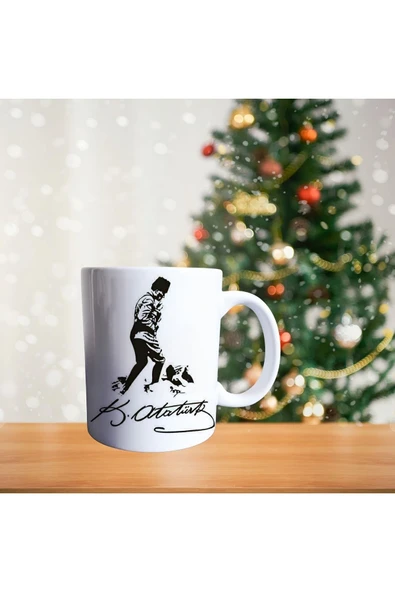 Hava Harp Okulu arması ve Atatürk Porselen Kupa - 2