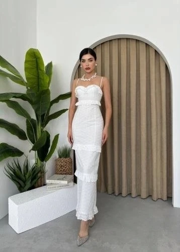 Lere Ip Askılı Elbise - 5