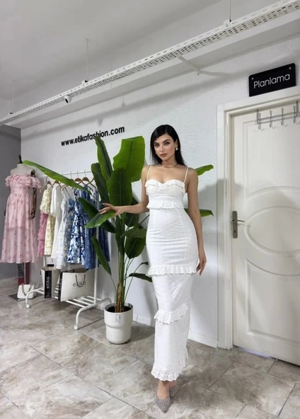 Lere Ip Askılı Elbise - 3