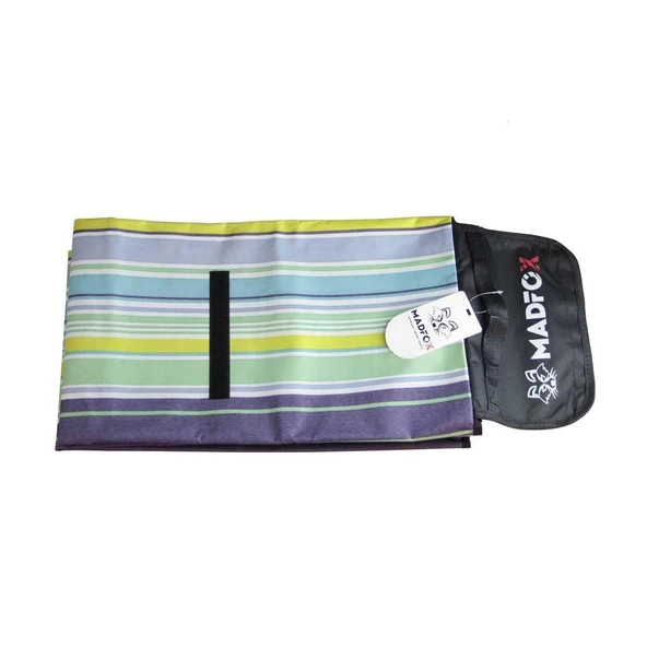 Piknik Kamp Örtüsü - Su Geçirmez - Madfox Skyloft - Blue Stripe - 546254 - 2