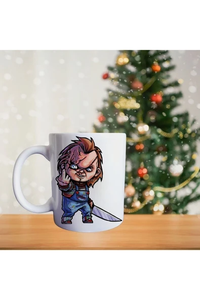 Chucky Porselen Kupa