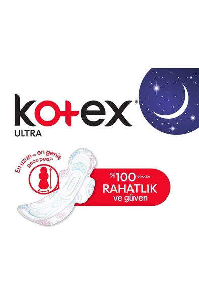 Kotex Ultra Gece24'lü X 3 = 72 Adet Ped - 2
