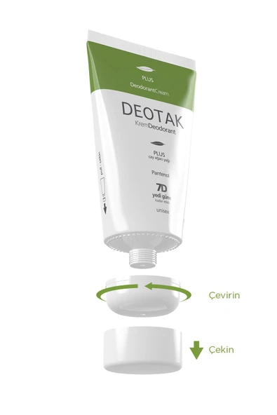 Deotak Plus Ekstra Koruma 7 Güne Kadar Etkili Krem Deodorant 35 ml x 4 Adet - 6