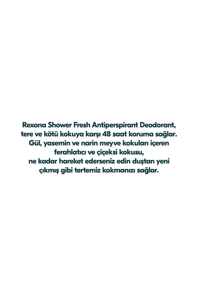 Rexona Kadın Sprey Deodorant Shower Fresh 150 Ml X3 Adet - 6