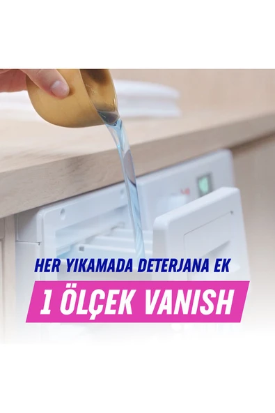 Vanish Oxi Action Multipower Kristal Beyazlar İçin Sıvı Deterjan Güçlendirici ve Leke Çıkarıcı 1000 ml - 6
