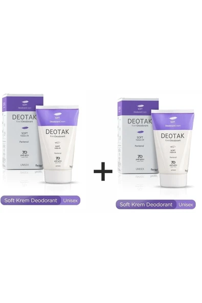 Deotak Krem Deodorant Soft 35 ml X 2 Adet