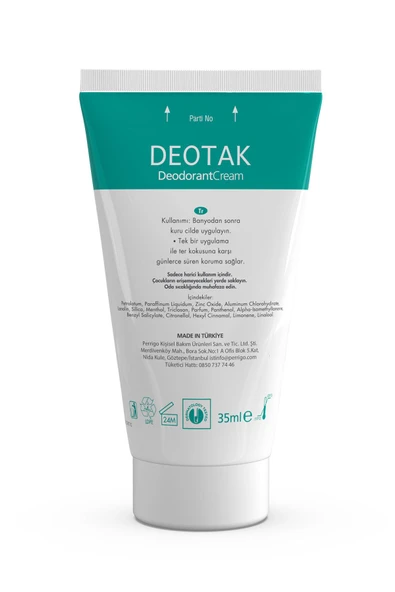 Deotak Mentol Ferahlığı 7 Güne Kadar Etkili Krem Deodorant 35 ml x 2 Adet - 5