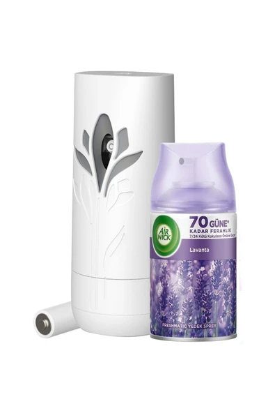 Air Wick Oda Kokusu Freshmatik, Otomatik Sprey Makine Yedek Sprey Lavanta 250 ml 1 adet
