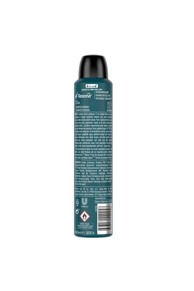 Rexona Men Erkek Sprey Deodorant Invisible Black & White 72 Saat Kesintisiz Koruma 200 ml - 8