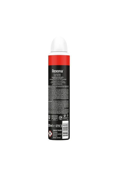 Rexona Kadın Sprey Deodorant Invisible On Black White Clothes Avantajlı Boy 200 ml X3 Adet - 7