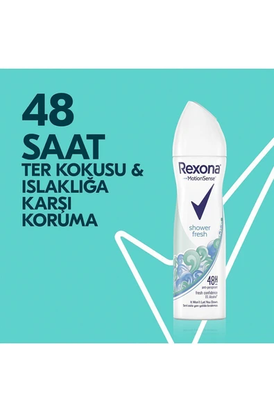 Rexona Kadın Sprey Deodorant Shower Fresh 150 Ml X3 Adet - 3
