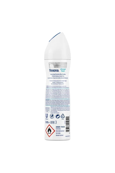 Rexona Kadın Sprey Deodorant Shower Fresh 150 Ml X3 Adet - 8