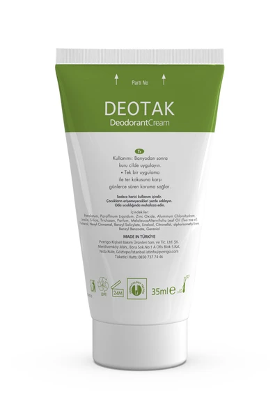 Deotak Plus Ekstra Koruma 7 Güne Kadar Etkili Krem Deodorant 35 ml x 4 Adet - 5