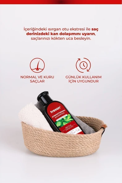 Tresan Isırgan Otu Bakım Şampuanı Normal Ve Kuru Saçlar Için 300 ml - 2