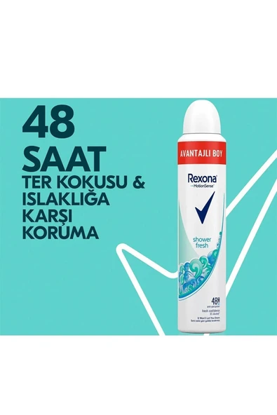 Rexona Kadın Deodorant Sprey Shower Fresh 200 ml X3 - 5