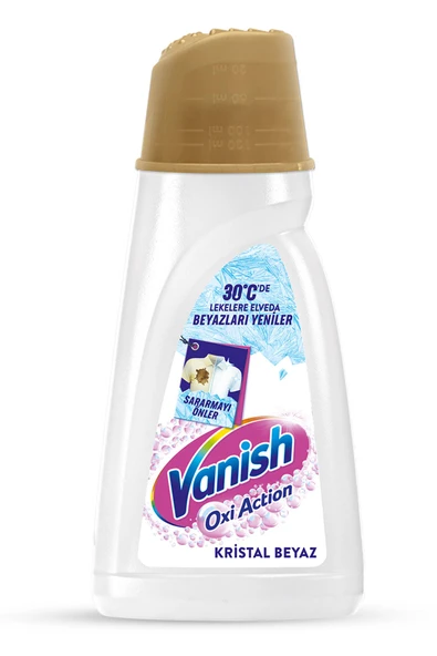 Vanish Oxi Action Multipower Kristal Beyazlar İçin Sıvı Deterjan Güçlendirici ve Leke Çıkarıcı 1000 ml - 2