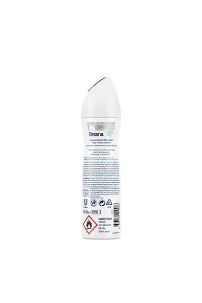 Rexona Kadın Sprey Deodorant Cotton Dry 150 ml x3 Adet - 8