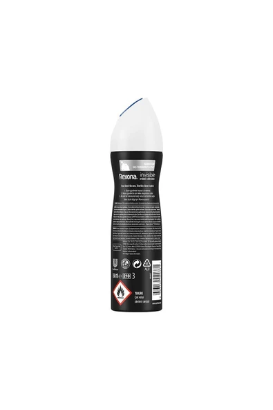 Rexona Kadın Deodorant Sprey Invisible On Black White Clothes 150 ml X3 Adet - 7