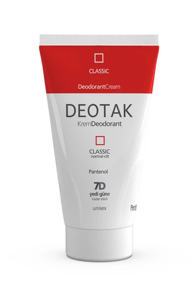 Deotak Classic Koruma 7 Güne Kadar Etkili Krem Deodorant 35 ml x 4 Adet - 4