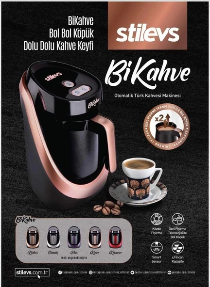 Stilevs BiKahve Bakır Otomatik Türk Kahve Makinesi - 3