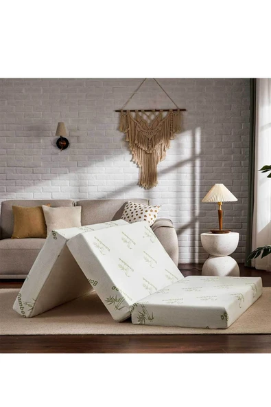 RevuBaby bambo Katlanır Yatak, Yer Yatağı, Misafir Yatağı, Kamp Yatağı Sünger Katlanan Yatak 10CM Kalınlık ürün görseli