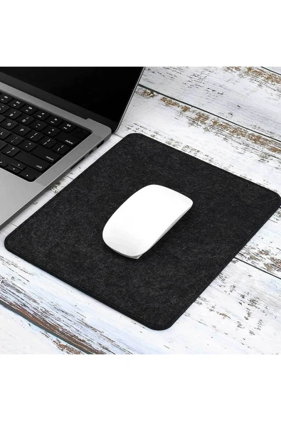 RevuBaby Mause Pedi Kaymaz Keçe Tabanlı Dikişli Kenarlara Sahip Mouse Pedi 24x20 cm - 2